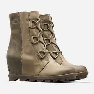 Sorel Joan of Arctic Waterproof wedge boots Green